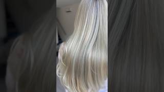 Bright & creamy blonde 🤍✨✌🏻🦋 #hairtransformation #hair #hairstyles #hairstylist