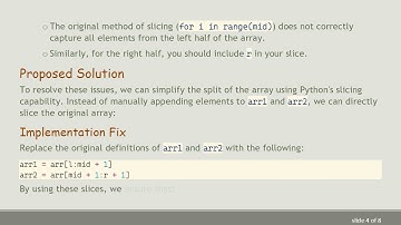 Fixing the Merge Sort in Python Issues - A Step-by-Step Guide