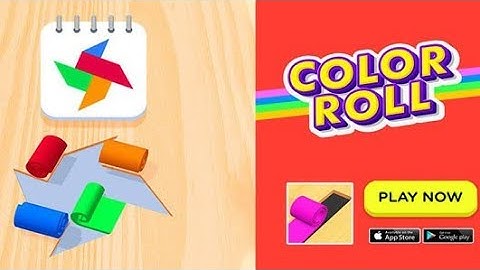Color Roll 3D Levels 1-10 Walkthrough