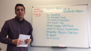 Vasayo Action Plan - 8 Steps to Success - Step 1 - Developing A Millionaire Mindset - Bobby Barajas