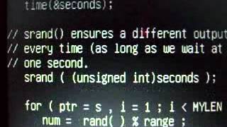 C Program generating random strings. Net Worth