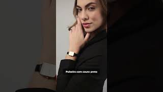 Unboxing & Wristroll Vermeer Dourado Couro Preto | Bazeli