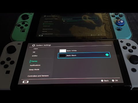 Nintendo Switch OLED - Green Tint display Issue at Basic Black Theme (OLED Vs. Animal Crossing)