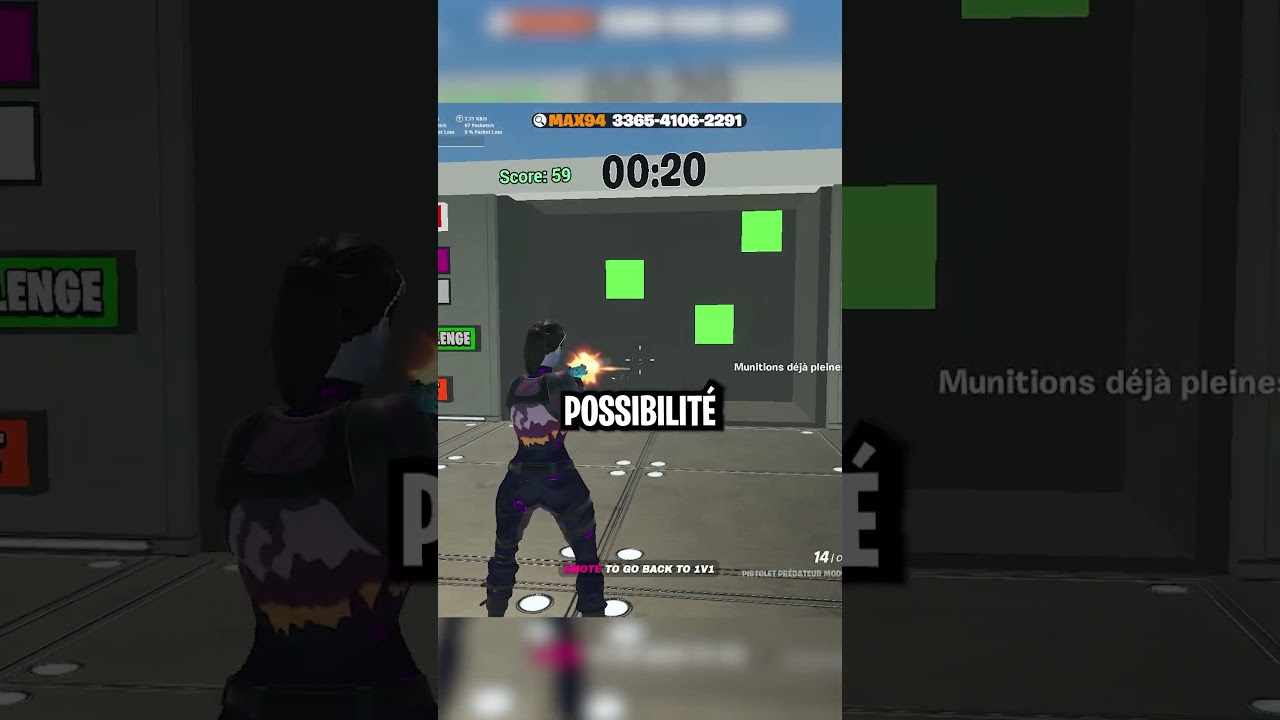 La MEILLEURE MAP pour t'améliorer sur FORTNITE 🧩