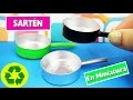 🍲 DIY | Cómo hacer un sartén en miniatura - cacerola, cazuela - manualidadesconninos