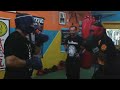 Treino de kickboxing japons  ct garra de tigre dezembro de 2014 com kancho leandro da costa