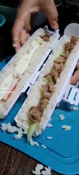 Sushi-Gadget/-Maker für Maki im Selbsttest 🍱😋 #fy #fyp #viral