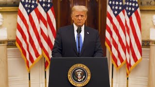 President Donald Trump Delivers Farewell Address