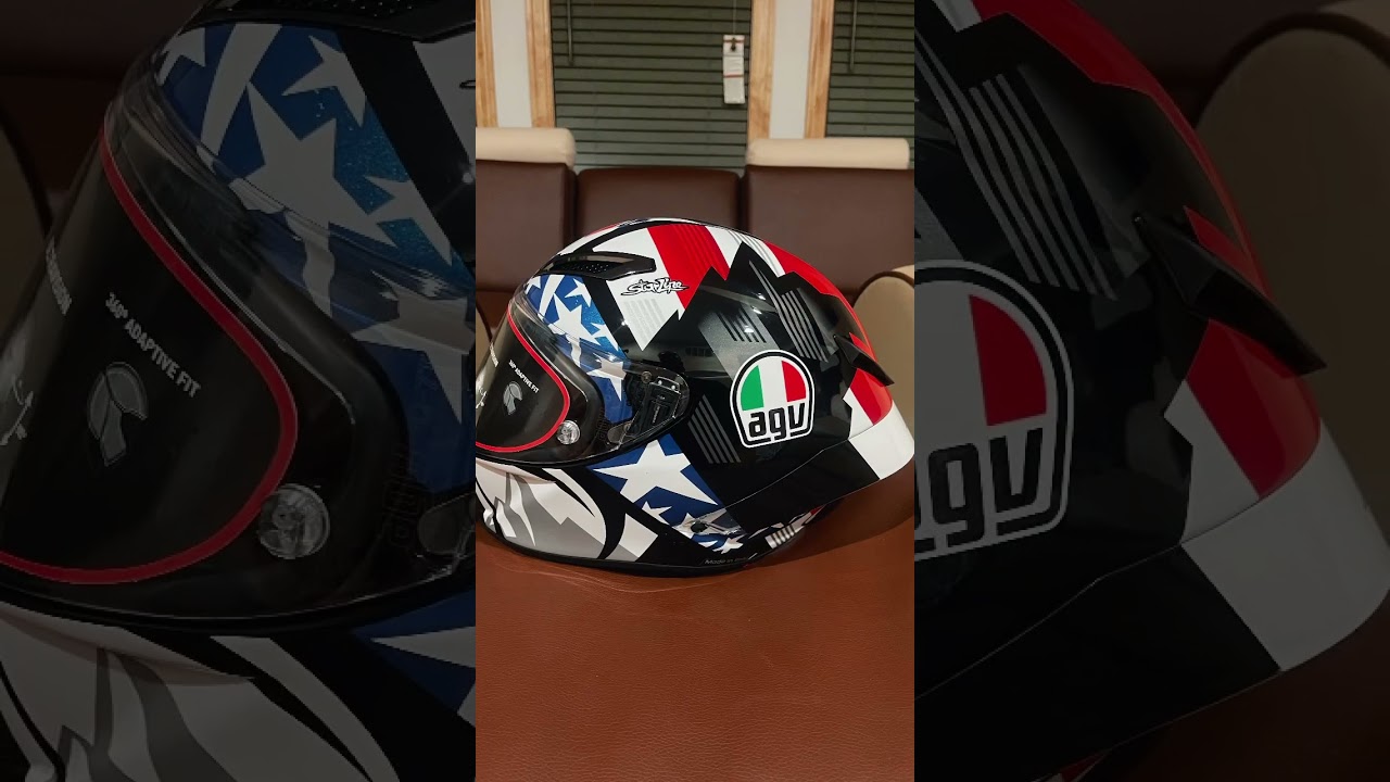 Joan Mir’s special livery helmet from the Circuit of the Americas 2021 race. 
