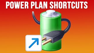 How to Create Shortcuts to Open the Windows Power Options and Also to Change Power Plans