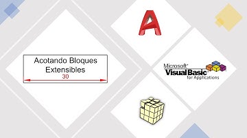33. VBA AutoCAD - Como acotar bloques estirables automáticamente