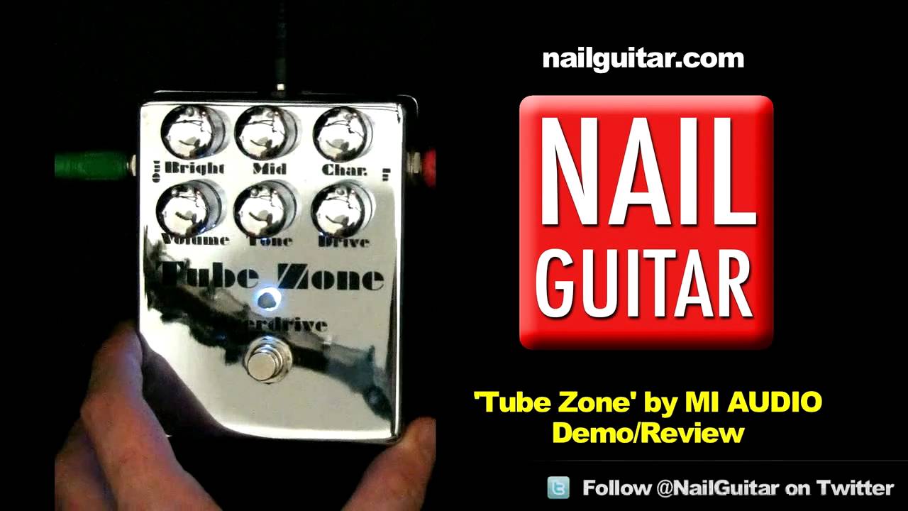 Tube Zone - MI Audio Overdrive Distortion Stomp Box Guitar Pedal Test