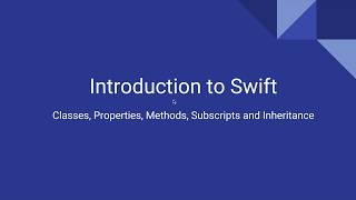 Introduction to Swift #6