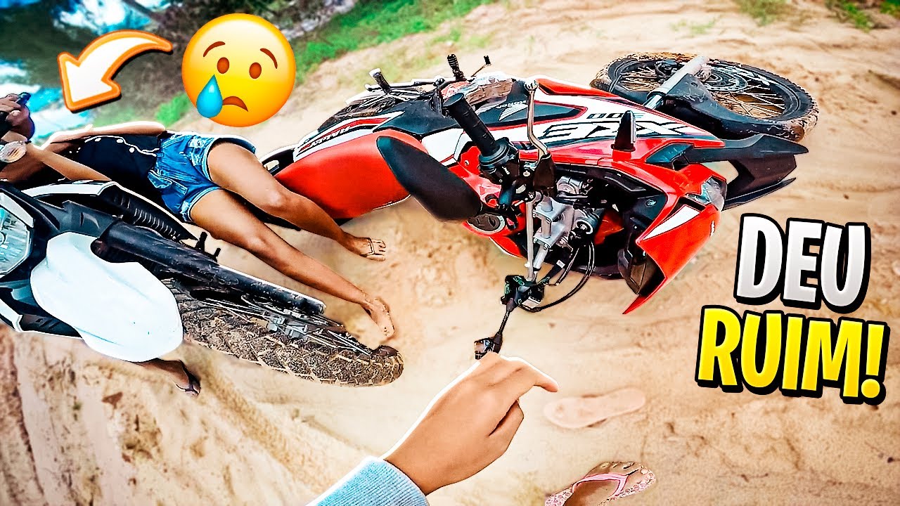 MINHA AMIGA C4IU NA XRE 300!!! *Trilha*