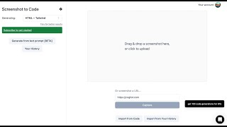 screenshot to code