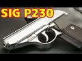 【ガスガン】SIGのコンパクトオート！KSC製 SIG P230シルバーモデル　SIG SAUER P230 Gas Blowback Gun