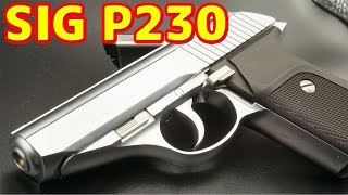 【ガスガン】SIGのコンパクトオート！KSC製 SIG P230シルバーモデル　SIG SAUER P230 Gas Blowback Gun