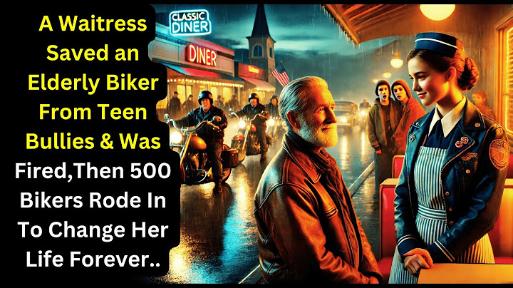 A Waitress Rescued an Elderly Biker From Teen Bullies and Was Fired, Then 500 Bikers Rode In To..
