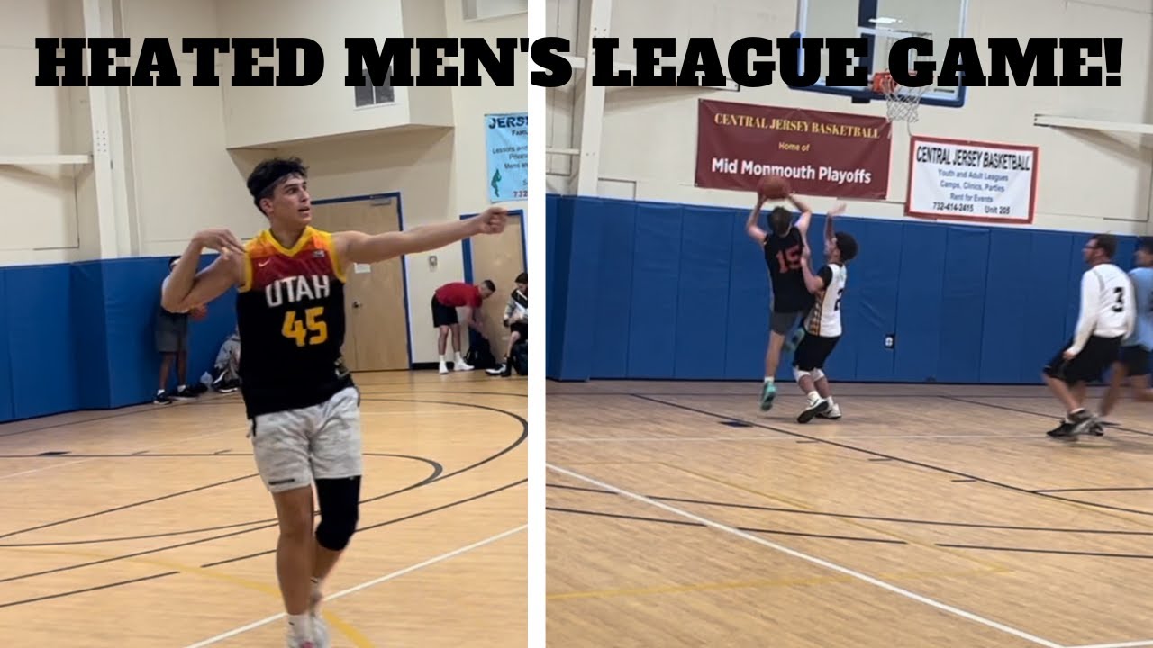 OUR MEN'S LEAGUE GAME GOT HEATED! (5v5 Mic'd Up Basketball)