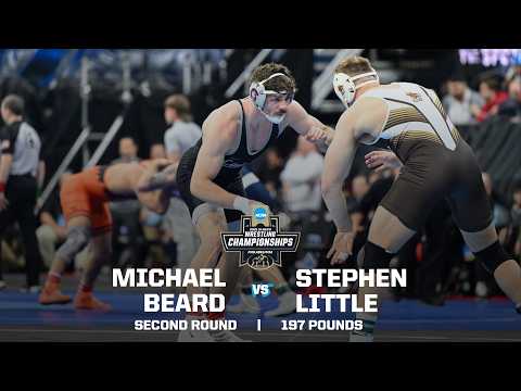 Michael Beard vs. Stephen Little: 2025 NCAA wrestling second round (197 pounds)