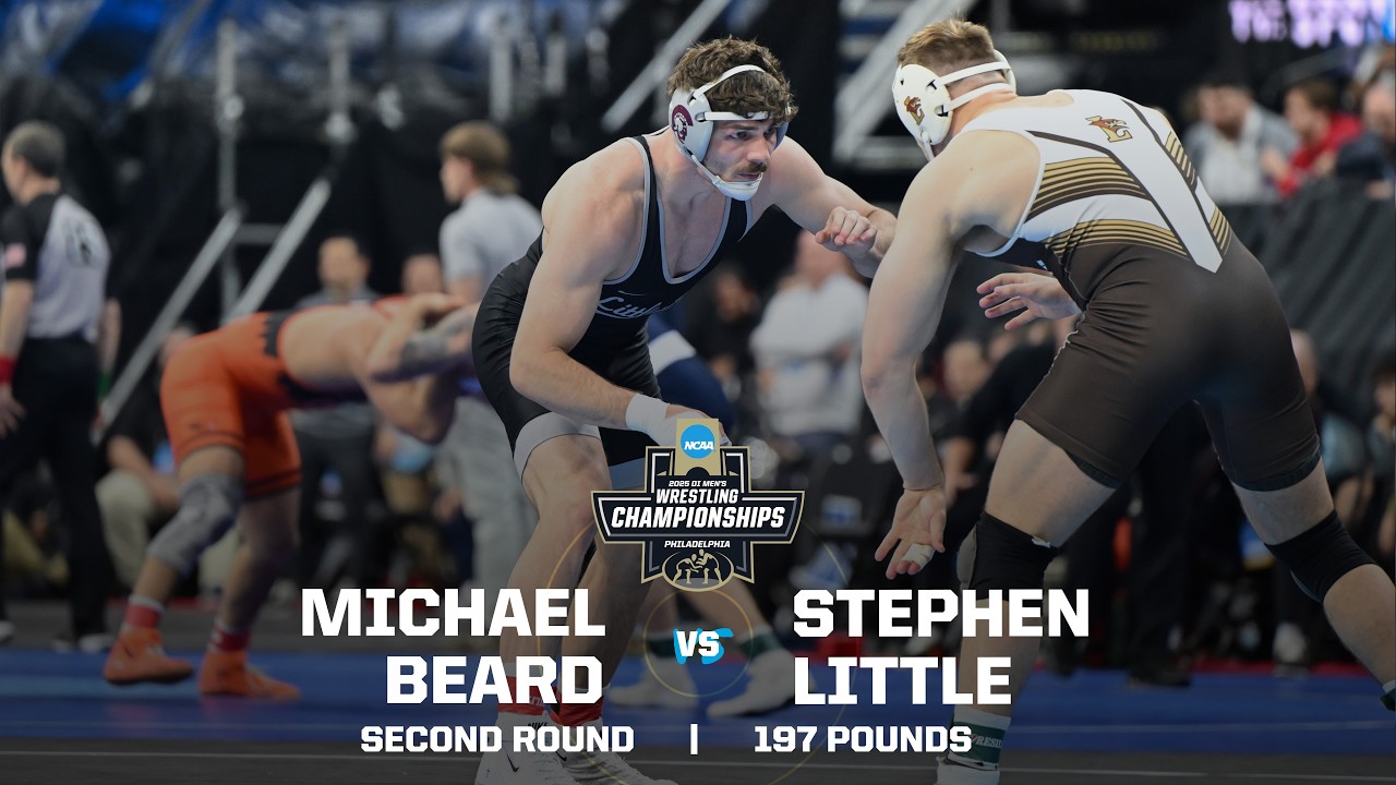 Michael Beard vs. Stephen Little: 2025 NCAA wrestling second round (197 pounds)
