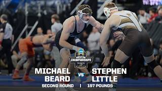 Michael Beard vs. Stephen Little: 2025 NCAA wrestling second round (197 pounds)