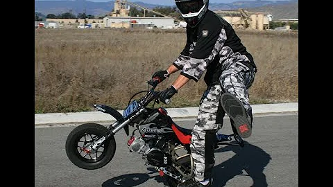 50 STUNT HONDA CRF AND XR 50 REAR BRAKE KIT INSTALL INSTRUCTION