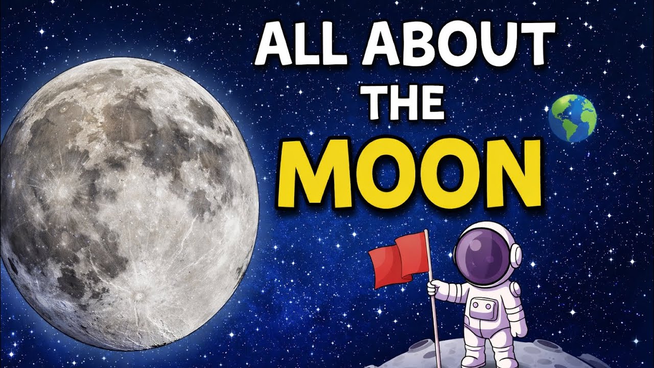 Our Natural Satellite - The moon | Facts and important information