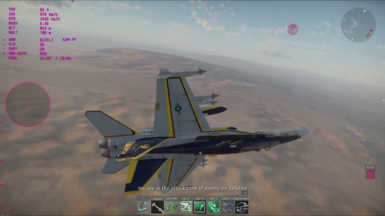 How to notch and how to avoid radar guided missiles?