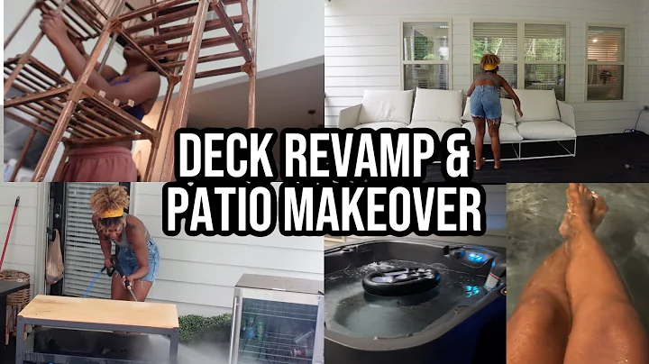 NEW HOME UPDATES | DECK REVAMP & PATIO MAKEOVER!