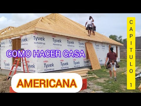 COMO HACER CASA AMERICANA / USA, FRAIMEAR, RAFTERS