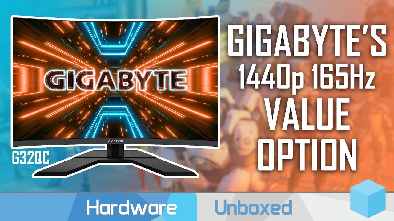 Option - Review, Value 165Hz A Gigabyte YouTube G32QC Strong 1440p Gaming