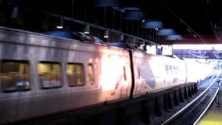 Amtrak Acela Express Train No. 2216 to NYP Arriving at Newark Penn Station Led by power car 2007
