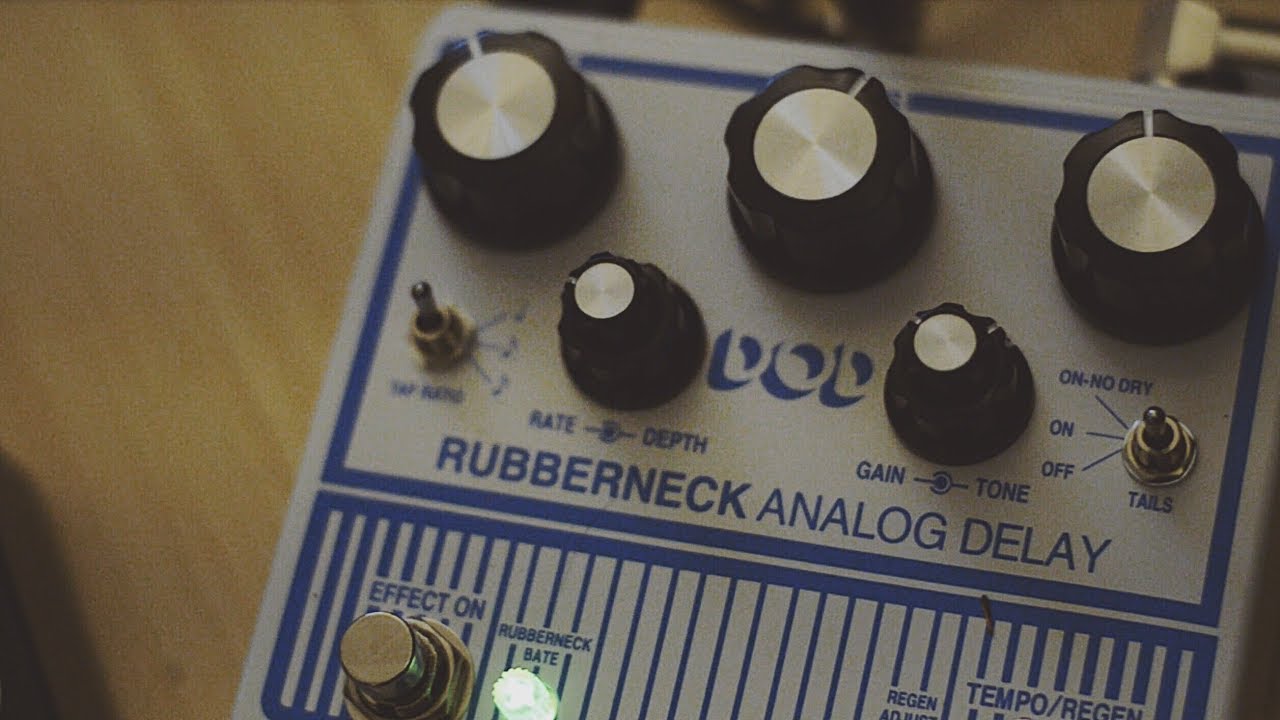 Fun with the DOD Rubberneck Analog Delay - YouTube