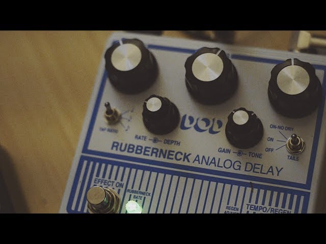 Fun with the DOD Rubberneck Analog Delay - YouTube