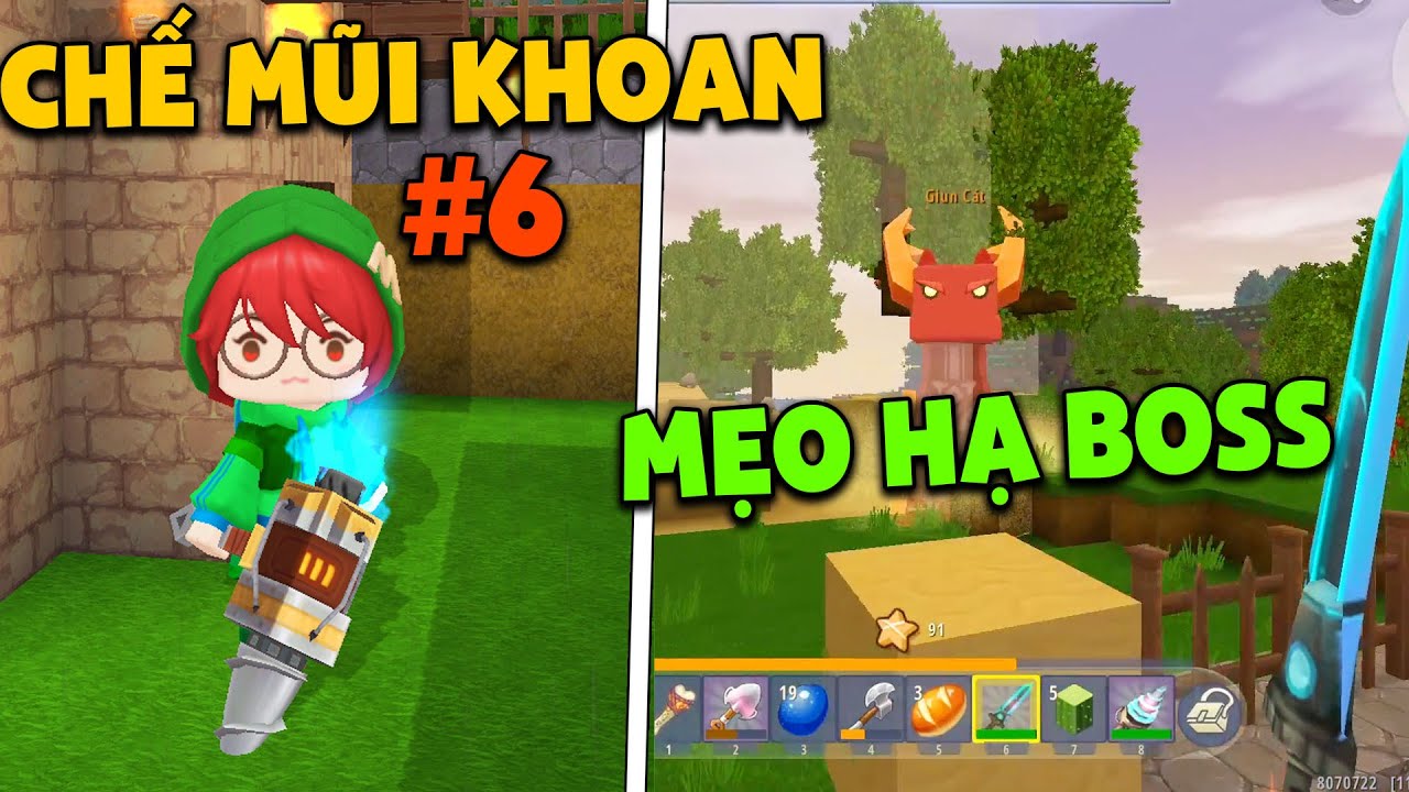 Mini World: Tập 6 Tìm kiếm chế tạo khoan đồng và cách... - youtube