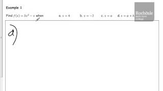 C1 Algebra Example 1a