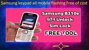 SAMSUNG B310E/B313/B110  FLASHING DONE BY RESEARCH/SPD  DOWNLOAD TOOL 100% SOLUTION#SAMSUNG