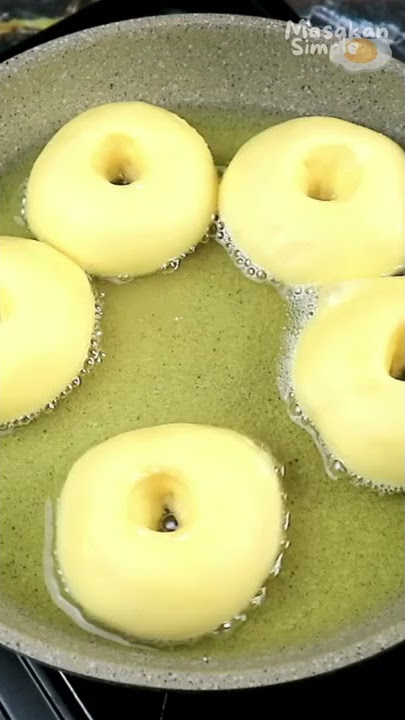 Donat ini dibuat simple tapi empuk tahan lama