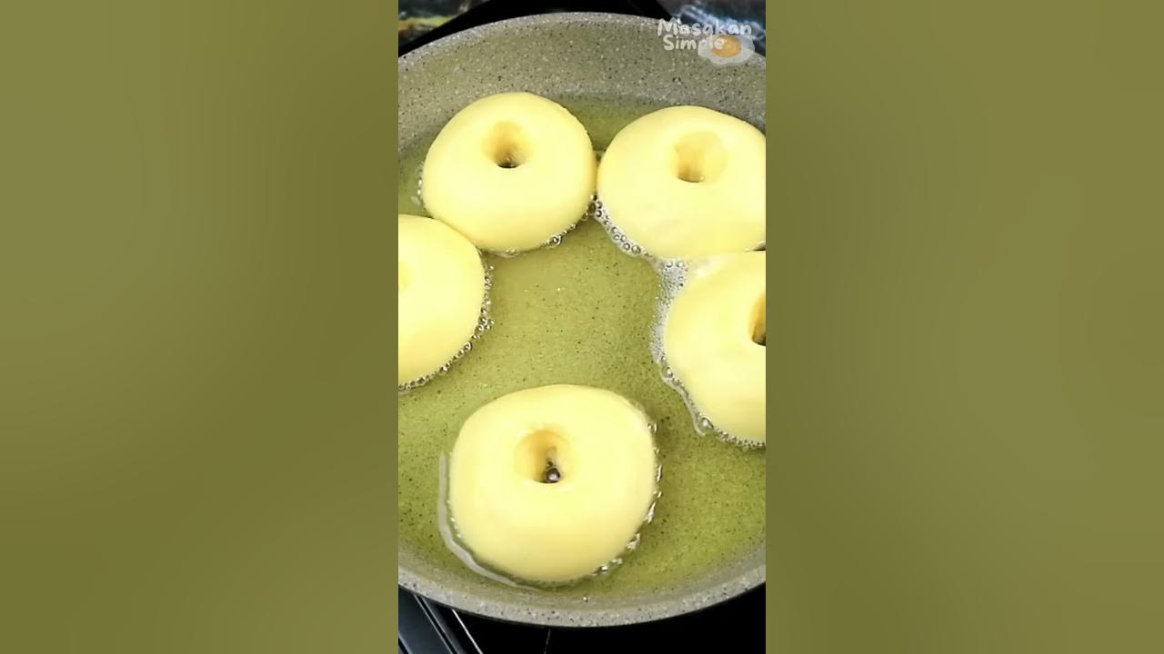 Donat ini dibuat simple tapi empuk tahan lama