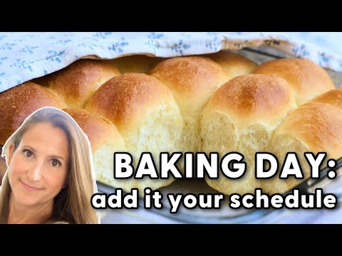 How to Make Life Easier with a Baking Day (💕 A Frugal Homemaking Routine Video)