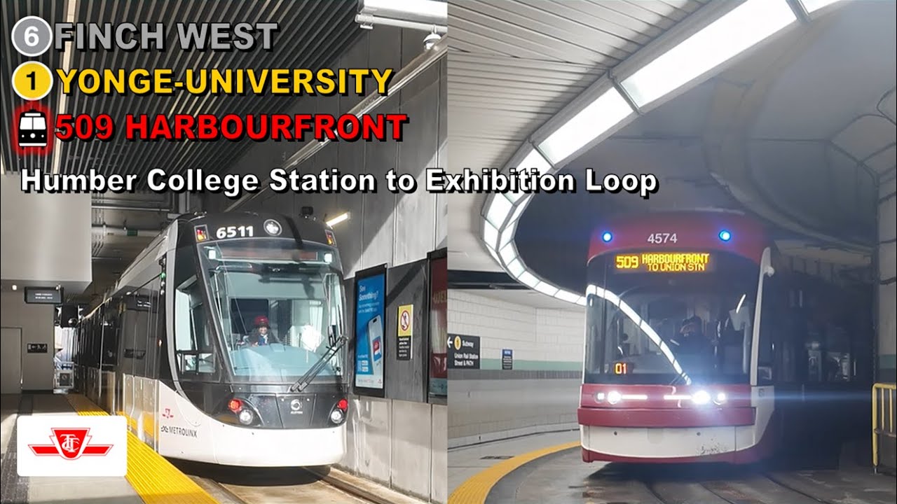 TTC POV Ride: Humber College Station to Exhibition Loop Via Finch West Station