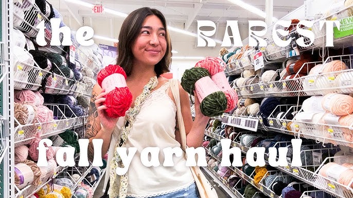 YARN SHOPPING @ WALMART, HUGE CLEARANCE YARN HAUL