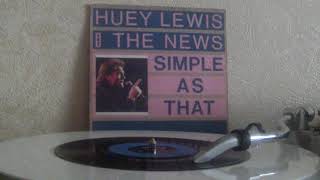 Huey Lewis And The News - Simple As That (Chrysalis 1987).