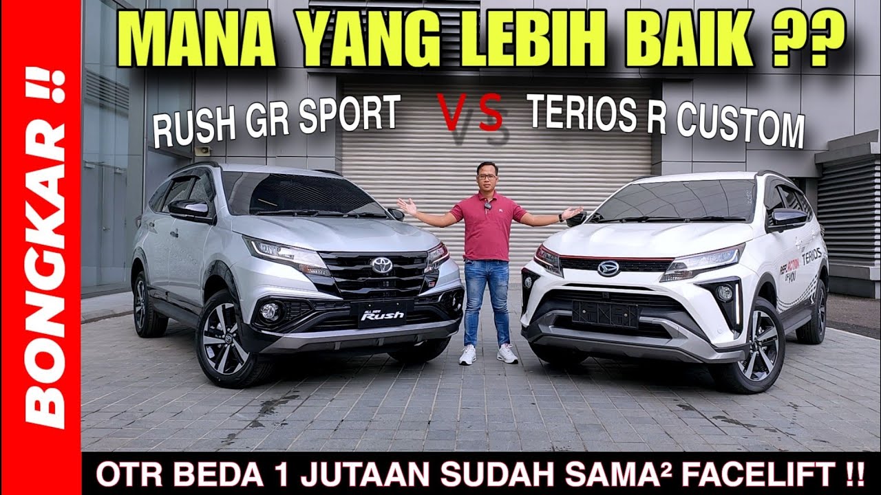 Bongkar !! PERBANDINGAN TOYOTA RUSH GR VS DAIHATSU TERIOS CUSTOM FACELIFT 2024 EXTERIOR & INTERIOR