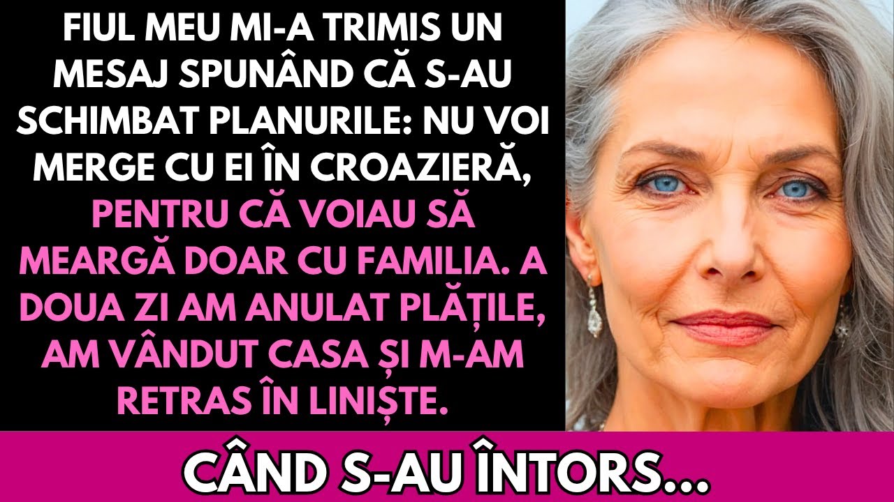 Copilul Meu A Spus Că Nu Voi Merge În Croazieră Pentru Că Era Doar O Călătorie De Familie