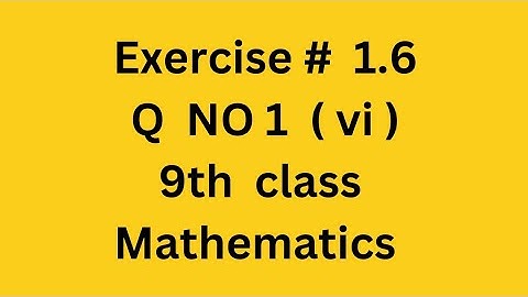 Exercise 1.6 | Q NO 1 ( vi ) | both matrix inversion & cramer rule | 9th class | math with komail