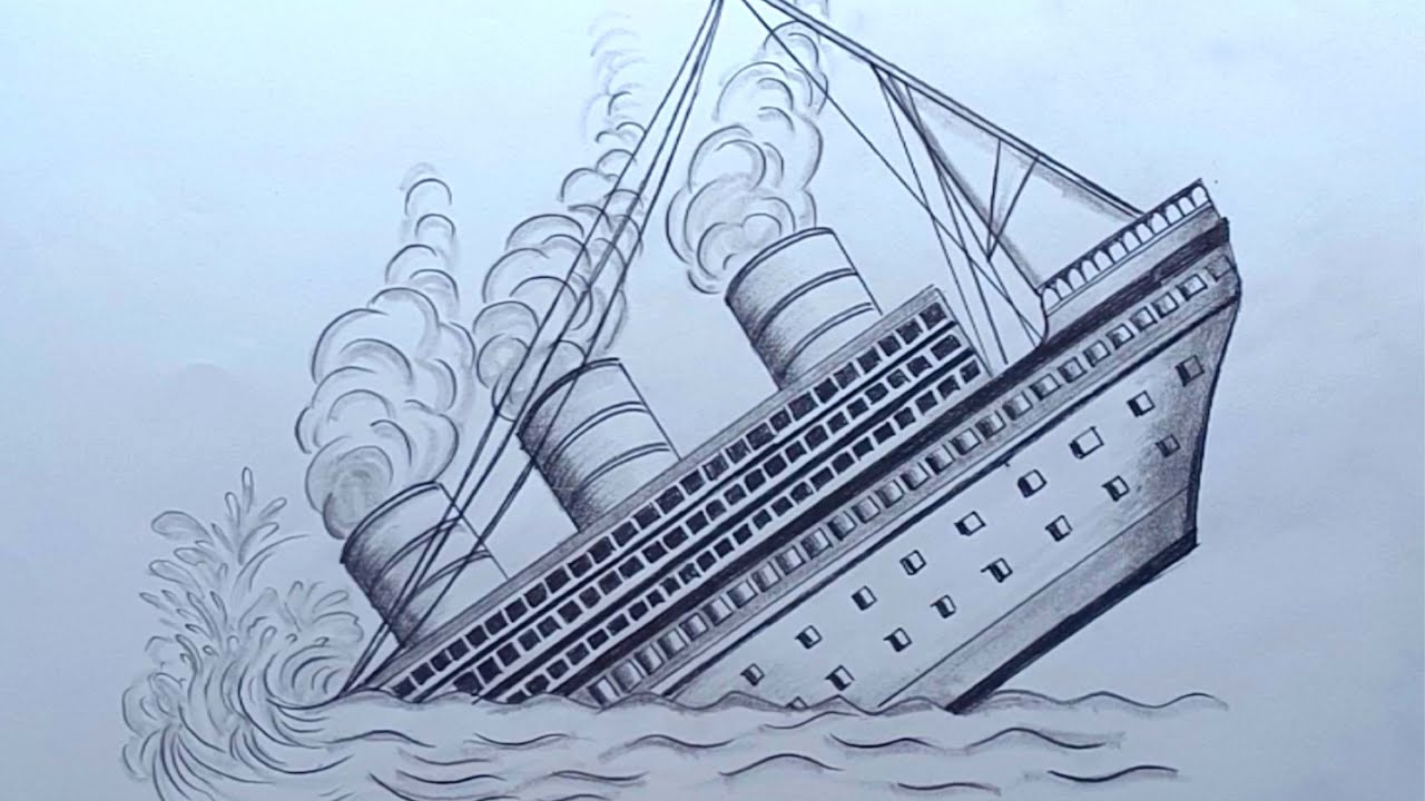 Awesome Titanic  Ship Drawing Titanic  HD wallpaper  Pxfuel