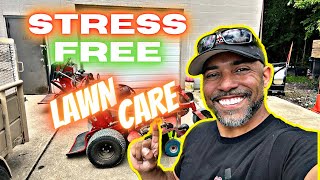 5 Tips to help YOU! | How I do lawn care STRESS FREE 😎