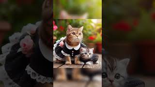 Cat With Kittens | #Cat #Viral #Shorts